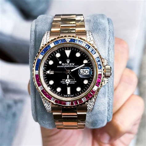 rolex gmt ii diamond bezel|gmt bezels Rolex forus.